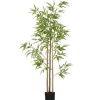 HOMCOM Künstliche Pflanze Kunststoff Metall Ø15 x 180H cm