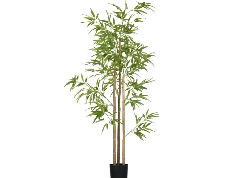 HOMCOM Künstliche Pflanze Kunststoff Metall Ø15 x 180H cm