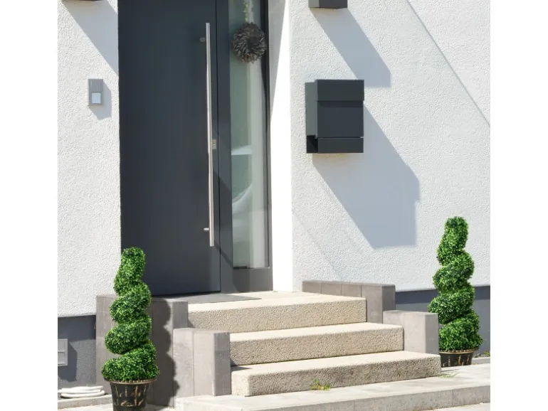 HOMCOM Künstliche Pflanzen 2er-Set mit Blumentopf 90 cm
