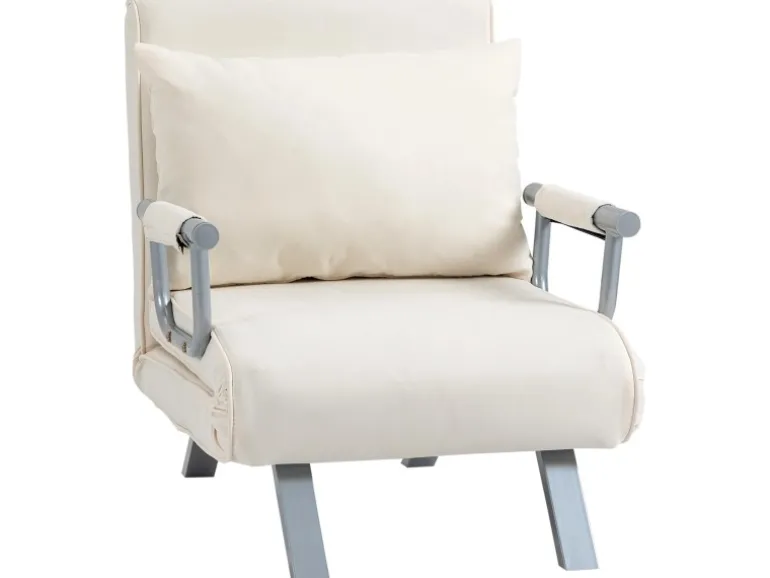 HOMCOM Schlafsofa mit Armlehne 3-in-1 Multifunktion 65 x 69 x 80 cm