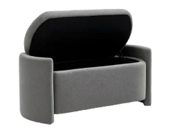 HOMCOM Sitzbank Bettbank mit Stauraum Polsterbank 105 x 44 x 45 cm