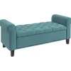HOMCOM Sitzbank mit Stauraum bis 120 kg Belastbar 126 x 48,5 x 47 cm