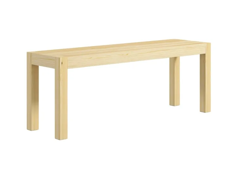 HOMCOM Sitzbank 2-Sitzer Kiefernholz 120 x 33 x 45 cm