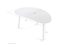 Homestyle4u Beistelltisch Weiß Couchtisch Holztisch 1882