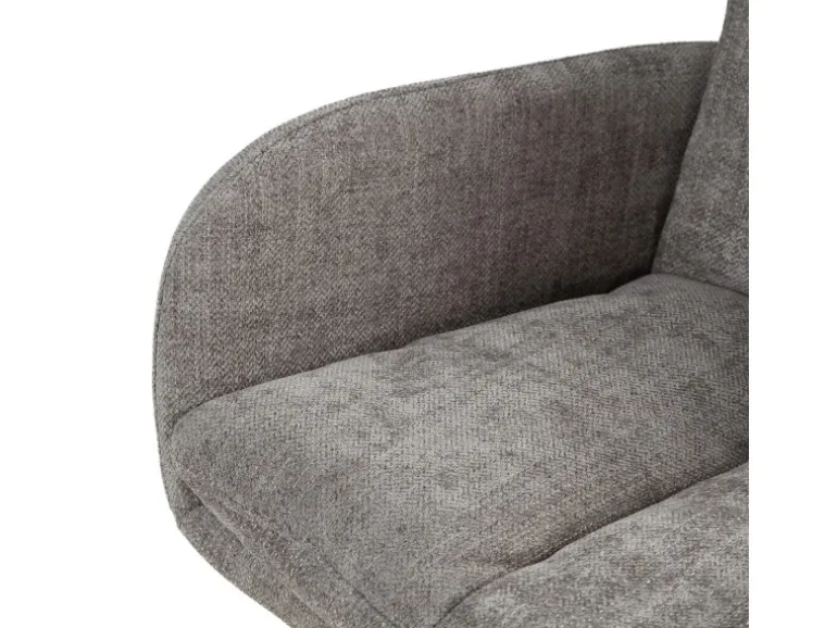 Homestyle4u 2er Set Polsterstühle Drehbar in Grau 2851
