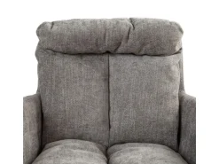 Homestyle4u 6er Set Polsterstühle Drehbar in Grau 2853