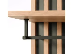 Homestyle4u Garderobe Flurgarderobe mit Spiegel Flurmöbel Garderobenpaneel