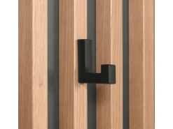Homestyle4u Garderobe Flurgarderobe mit Spiegel Flurmöbel Garderobenpaneel