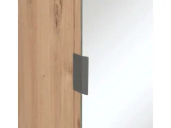 Homestyle4u Garderobe Flurgarderobe mit Spiegel Flurmöbel Garderobenpaneel