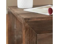 Homestyle4u Hocker Beistelltisch Holz Nachttisch