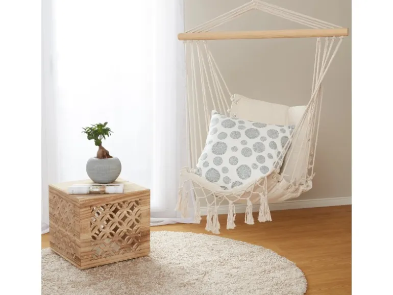 Homestyle4u Hocker Holzhocker Beistelltisch Holz 1773