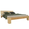 Homestyle4u Holzbett 120 x 200 cm mit Lattenrost in Braun 2192