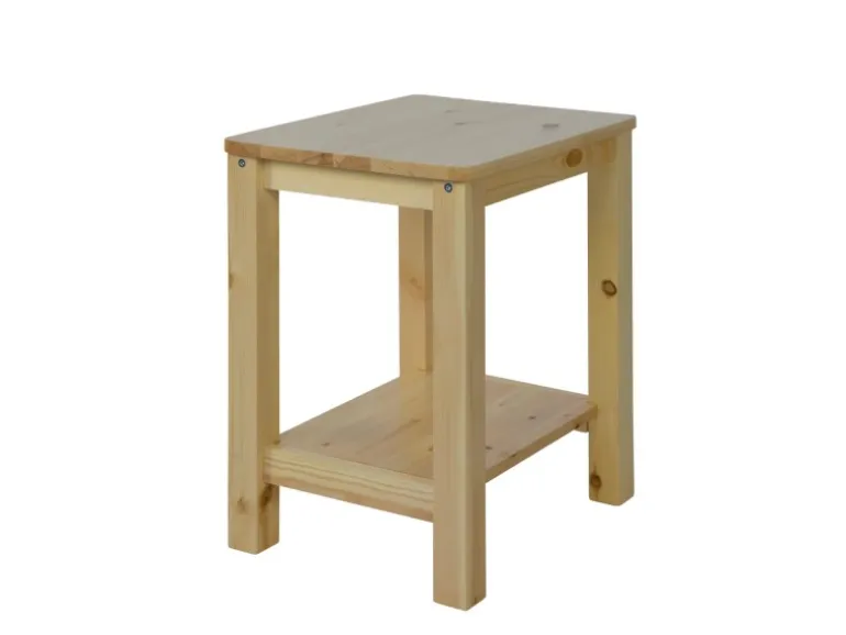 Homestyle4u Nachttisch 38x47x32 in Braun 1826