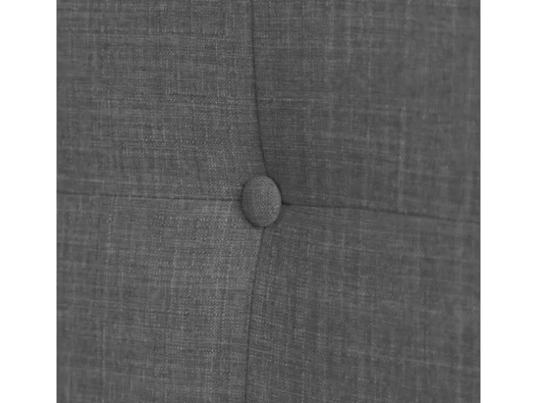 Homestyle4u Polsterbett 160x200 cm Bett Doppelbett mit Lattenrost Grau 1733