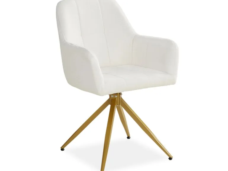 Homestyle4u Polsterstuhl Drehbar 4er Set in Beige 2731