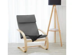 Homestyle4u Relaxsessel in Grau 2405