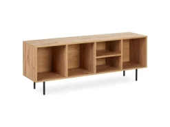 Homestyle4u TV Board Holz TV-Schrank Lowboard Unterschrank Sideboard 140cm