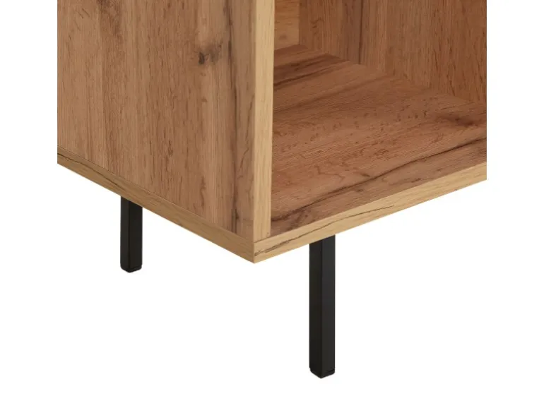 Homestyle4u TV Board Holz TV-Schrank Lowboard Unterschrank Sideboard 140cm