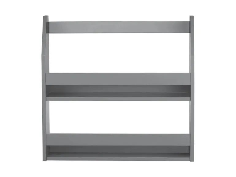 Homestyle4u Wandregal Grau Hängeregal Küchenregal Bücherregal Regal Holz