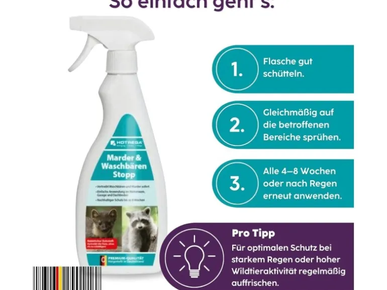 Hotrega Marder & Waschbären Stopp 500 ml