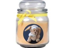 HS Candle Duftkerze & Bonbon Glas Genesung Gelb Vanille