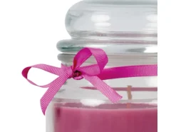 HS Candle Duftkerze & Glas Sternzeichen Lavendel 110 Stunden Stier