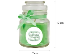 HS Candle Duftkerze & Glas Sternzeichen Coconut Limes 30 Stunden Krebs