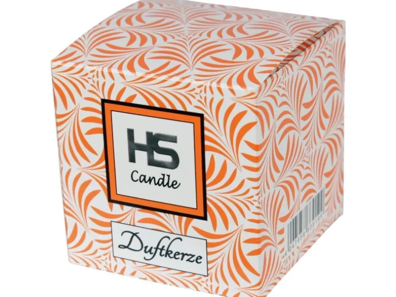 HS Candle Duftkerze & Glas Sternzeichen Honigmelone 50 Stunden Waage