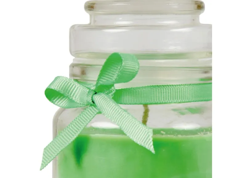 HS Candle Duftkerze & Glas Sternzeichen Coconut Limes 30 Stunden Fische