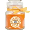 HS Candle Duftkerze & Glas Duft Schriftzug Bonbon Ø7 cm Honigmelone