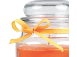 HS Candle Duftkerze & Glas Sternzeichen Honigmelone 110 Stunden Löwe