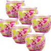 HS Candle Duftkerze Motiv 6er Pack Blütenzauber