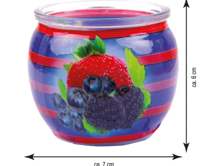 HS Candle Duftkerze Motiv Kerze Raumduft Mixed Berries