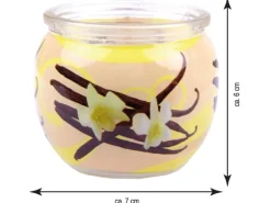HS Candle Duftkerze Motiv Kerze Raumduft Vanille