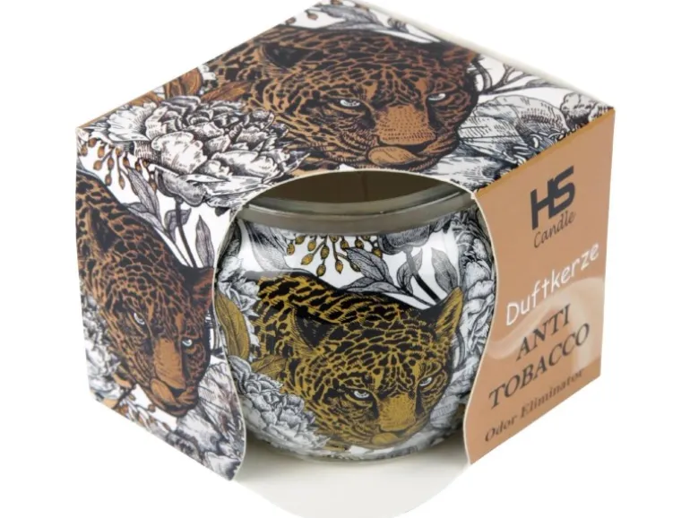 HS Candle Duftkerze Motiv Kerze Raumduft AntiTabak Ginger Lime