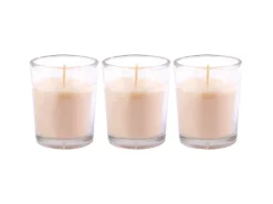 HS Candle Duftkerzen Classic Kerzen 3er Pack Vanille