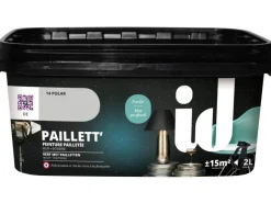 id Wandfarbe Paillett Polar 2 l