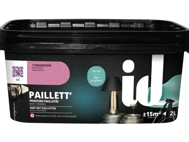 id Wandfarbe Paillett Prinzessin 2 l