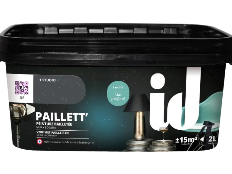id Wandfarbe Paillett Studio 2 l