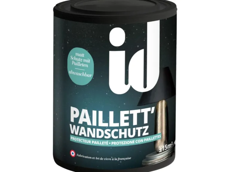 id Wandfarbe Paillett Wandschutz 750ml