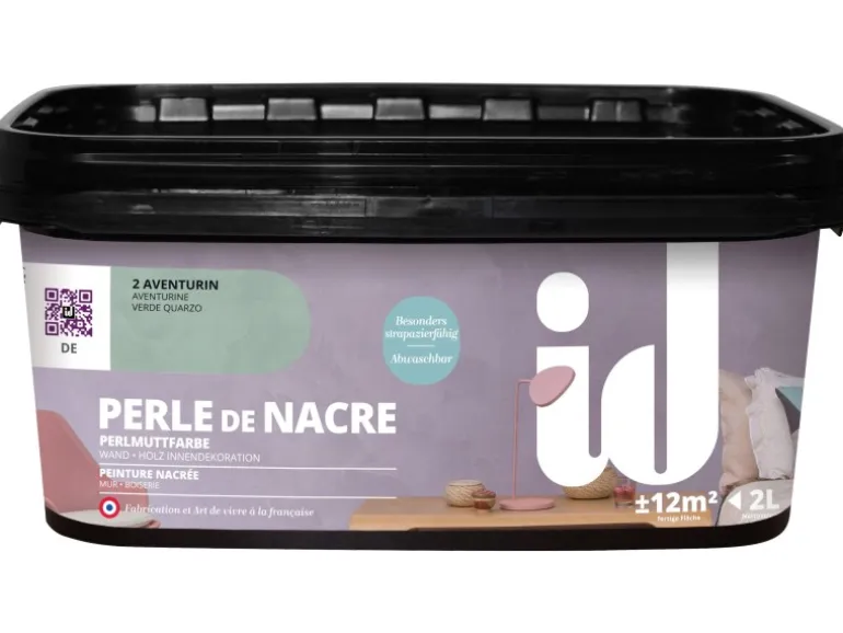 id Wandfarbe Perle De Nacre Aventurin 2 l