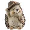 Igel mit Hut aus Keramik 8 cm x 10,6 cm
