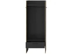 Inn.Furn Garderobe Salud in Grau und Nox Eiche 70 x 189 cm Salud