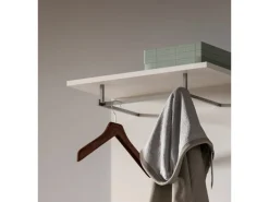 Inn.Furn Garderobe Set Weiß Hochglanz 4-teilig 165 cm Viel Stauraum Grazie