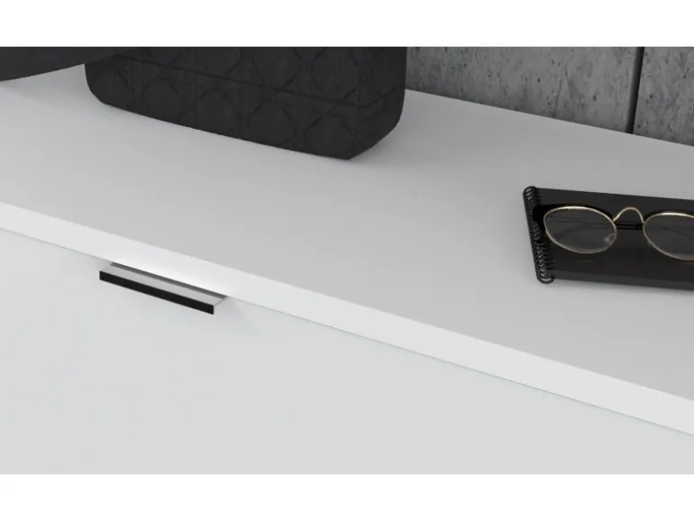 Inn.Furn Garderoben-Set 4-teilig in Weiß Hochglanz 166 cm SystemX