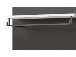 Inn.Furn Garderoben-Set 5-teilig in Weiß und Grau 175 cm Cooper