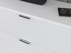 Inn.Furn Garderoben-Set 3-teilig in Weiß Hochglanz 97 cm SystemX