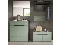 Inn.Furn Garderoben-Set 5-teilig in Salbei und Grau 175 cm Cooper