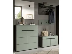 Inn.Furn Garderoben-Set 5-teilig in Salbei und Grau 175 cm Cooper