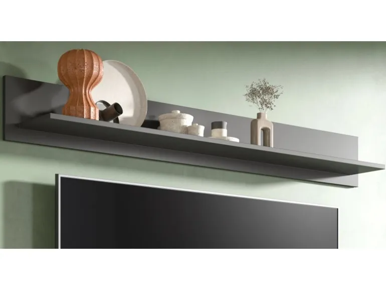Inn.Furn Wandboard in Grau Matt 160 cm Madea